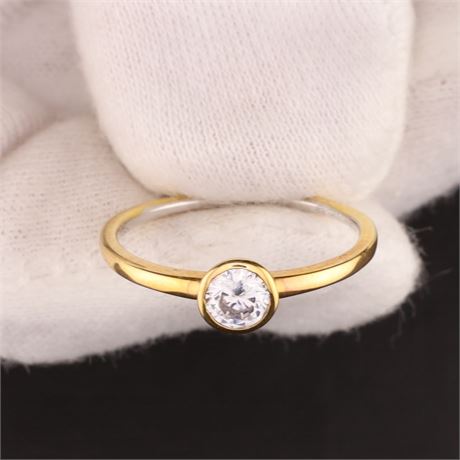 Ring Zirkonia  / W54 / SI925 / Ex-VK: 65,- € / 4663-JWG