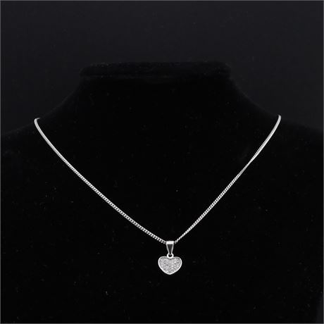 Collier Füße Zirkonia / SI925 / Ex-VK: 39,- € / 5310-JWG