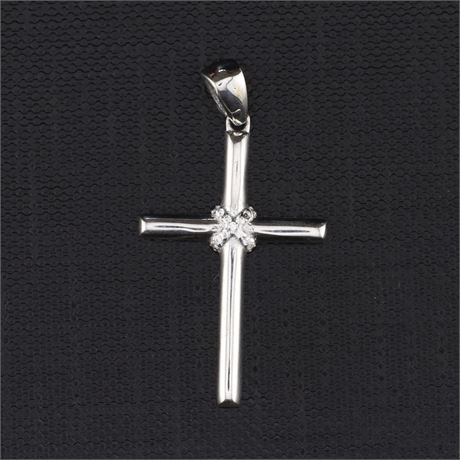 Anhänger Kreuz Zirkonia / SI925 / Ex-VK: 65,- € / 3284-JWG