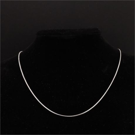 Schlangenkette Edel 45cm / (Edel)Stahl / Ex-VK: 24,- € / 3692-JWG