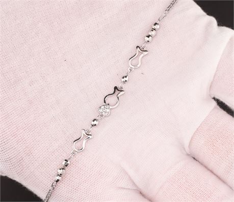 Armband Zirkonia / SI925 / Ex-VK: 65,- € / 3833-JWG