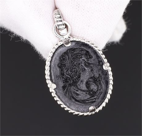 Anhänger CAI Pretty Woman Onyx / SI925 / Ex-VK: 35,- € / 572-JWG