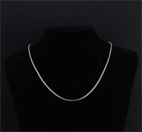 Venezianerkette 42cm / SI925 / Ex-VK: 29,- € / 5360-JWG