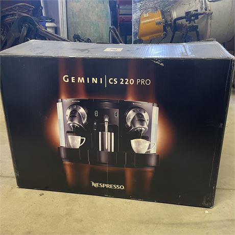 Nespresso Gemini CS 220 Pro - ID: 113-LSV