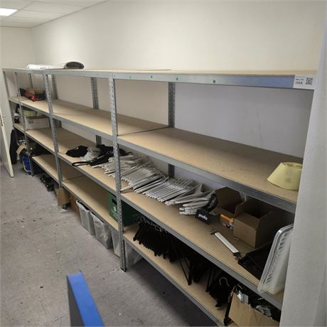 Lagerregale / Stahlregal 4 Stk. | Gesamtlänge: ca. 640 cm - ID: 81-TMP