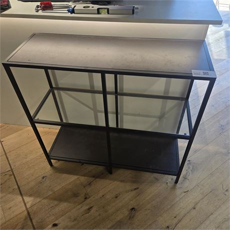Regal Metall / Holz / Glas - ID: 75-TMP