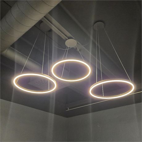 3x LED Deckenleuchten rund - ID: 106-TMP
