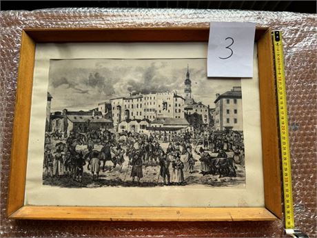 Altes Hall Bild 37x51 - ID: 003-HGE