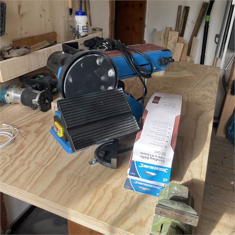 Silverline Band- und Tellerschleifer - ID: 48-KP