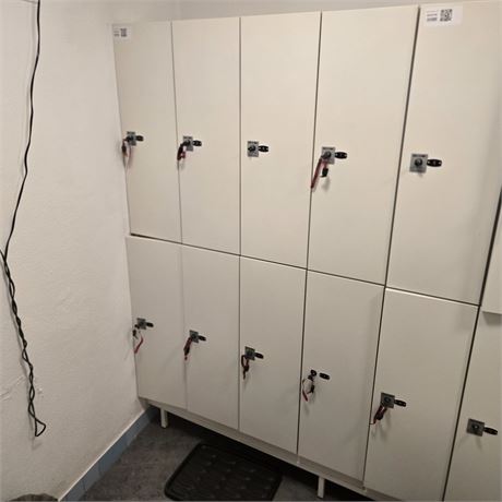 8er Spintanlage mit Schlüssel & Münzeinwurf - ID: 158-WF