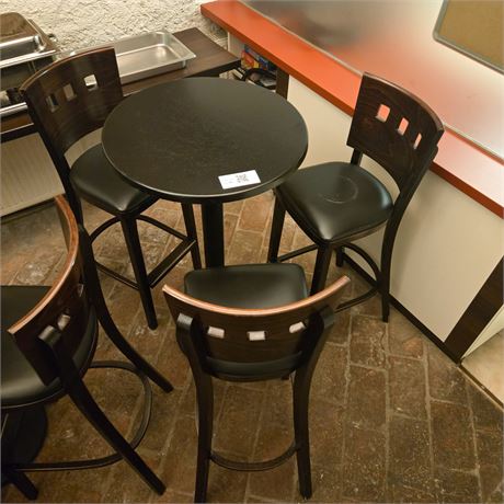 Stehtisch inkl. 3 Barhocker - ID: 9-BGP