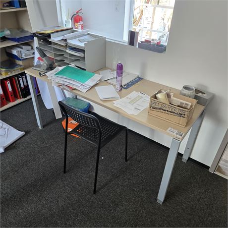 Schreibtisch mit Stuhl - ID: 2-STM