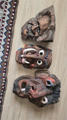 3 Wandmasken - ID: 4-MMW