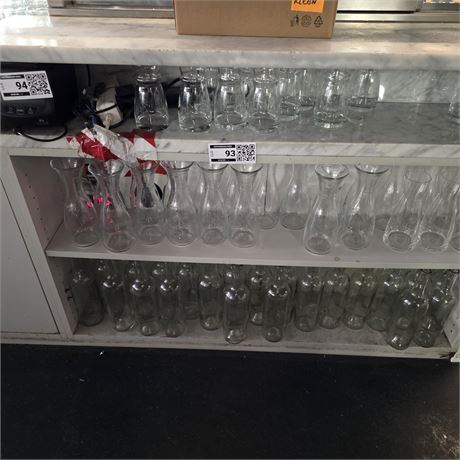 Posten Gläser + Wasserkaraffen + Wasserflaschen - ID: 93-LLG