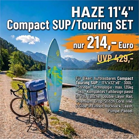 Aztron HAZE 11'4" Compact Touring iSUP Komplettset - ID: 9-SUP