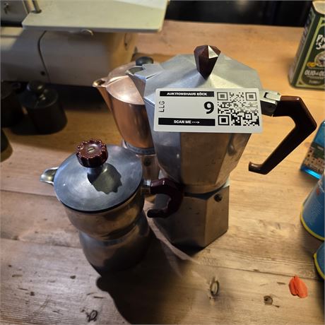 Bialetti Kaffeekannen-Espressomaschinen - ID: 9-LLG