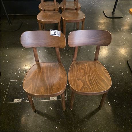 Thonet Nußbaum Holzstühle Typ 20 - ID: 51-LLG