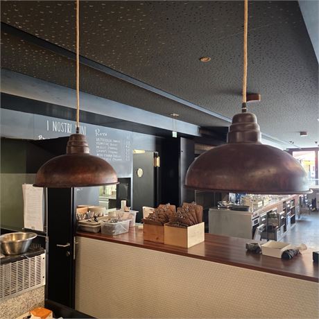 Retro-Arbeitslampen aus Blech - ID: 136-LLG
