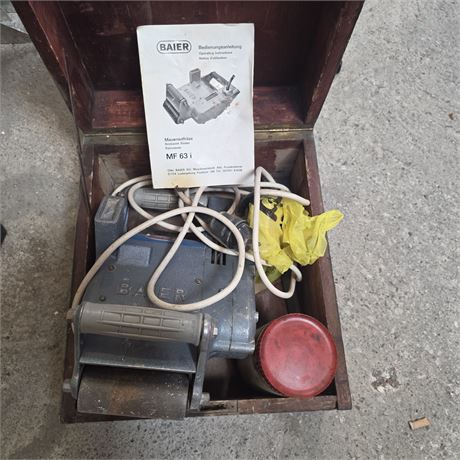 Baier MF63i Mauernutfräse - ID: 285-REB