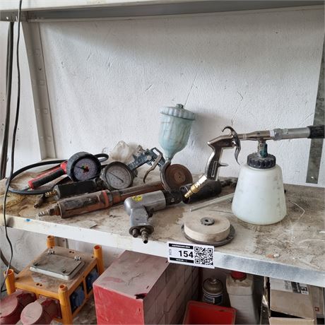 Posten Druckluftwerkzeug + Zubehör - ID: 154-REB