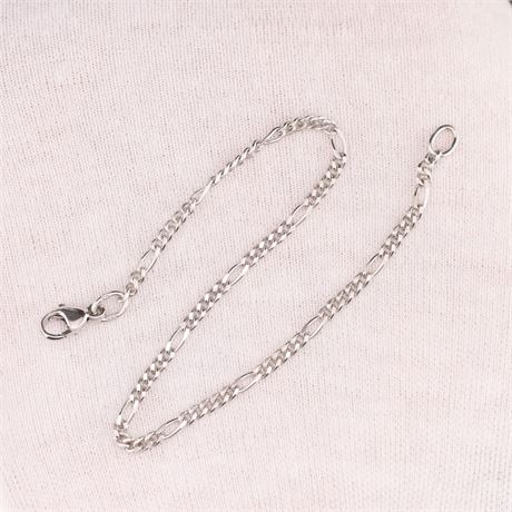 Armband Figaro 17cm, Silber 925 - ID: 3242-JWG