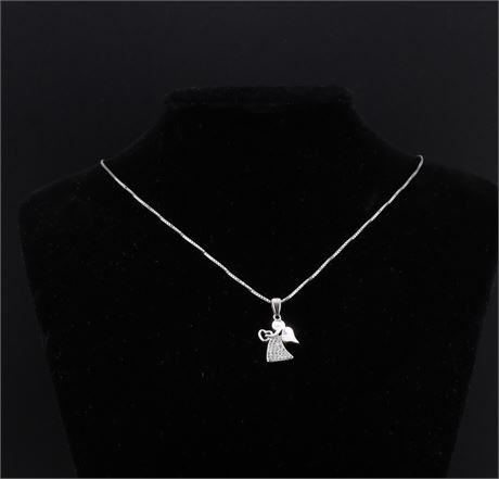 Anhänger Engel Zirkonia, Silber 925 - ID: 5365-JWG