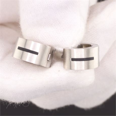 Creolen IP schwarz, Edelstahl - ID: 890-JWG