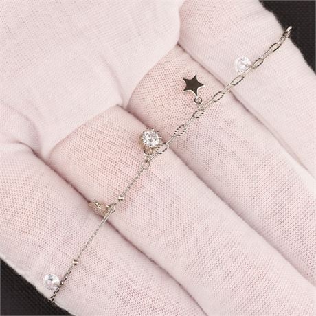 Armband Zirkonia, Silber 925 - ID: 3801-JWG