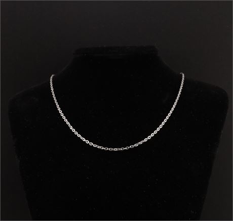 Konvolut 6 Stück - Kette 45cm, Silber 925 - ID: 4581-JWG