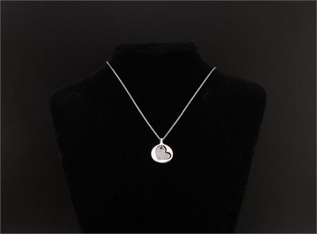 Anhänger Herz Zirkonia, Silber 925 - ID: 5070-JWG