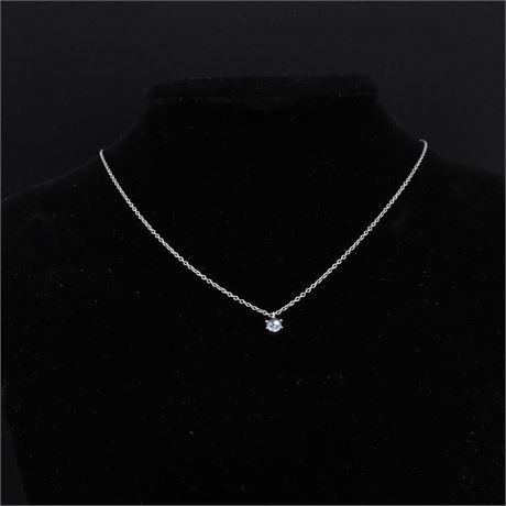Collier Zirkonia 40-45cm, Silber 925 - ID: 5239-JWG