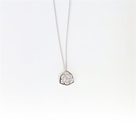 Kette mit White, Silber 925 - ID: 237-JWG