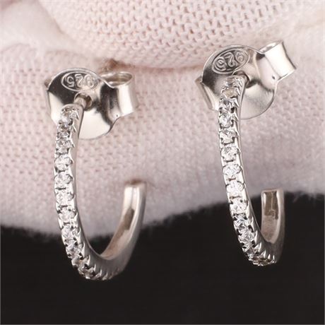 Creolen Zirkonia, Silber 925 - ID: 5060-JWG