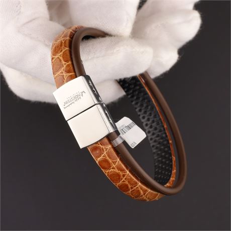Armband Wendestein Alligator marone - ID: 1248-JWG