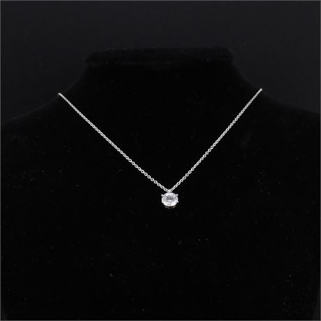 Collier Zirkonia 40-45cm, Silber 925 - ID: 5251-JWG