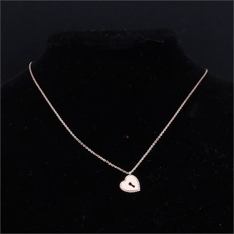 Collier rosé 40-45 cm, Silber 925 - ID: 1264-JWG