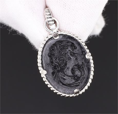 Anhänger CAI Pretty Woman Onyx, Silber 925 - ID: 572-JWG