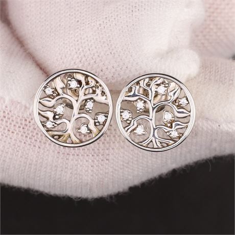 Ohrstecker Zirkonia, Silber 925 - ID: 5273-JWG