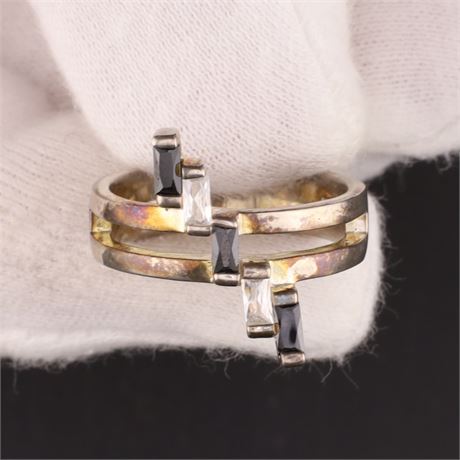 Ring Zirkonia, Silber 925, Weite 55 - ID: 446-JWG
