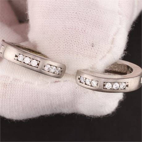 Creolen Zirkonia, Silber 925 - ID: 5028-JWG