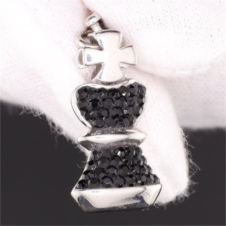Anhänger ACPE-König schw, Silber 925 - ID: 1329-JWG