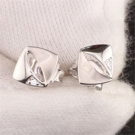 Ohrstecker Zirkonia, Silber 925 - ID: 2907-JWG