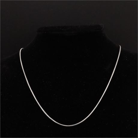 Schlangenkette Edel 45cm, Edelstahl - ID: 3693-JWG