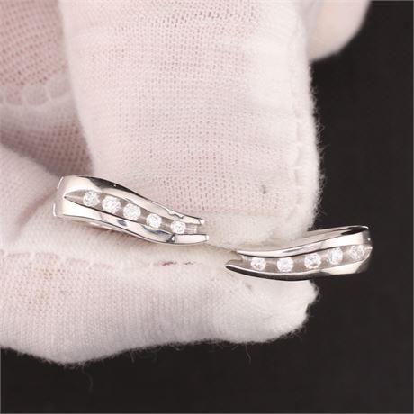 Creolen Zirkonia, Silber 925 - ID: 5032-JWG