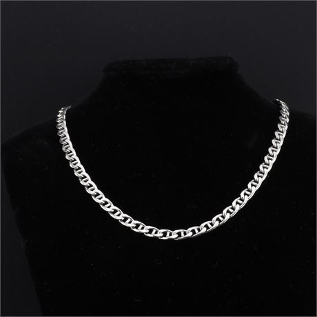 Stäbchenpanzerkette 45cm, Silber 925 - ID: 2653-JWG
