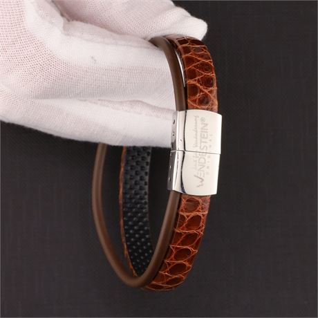 Armband Alligator braun - ID: 3936-JWG
