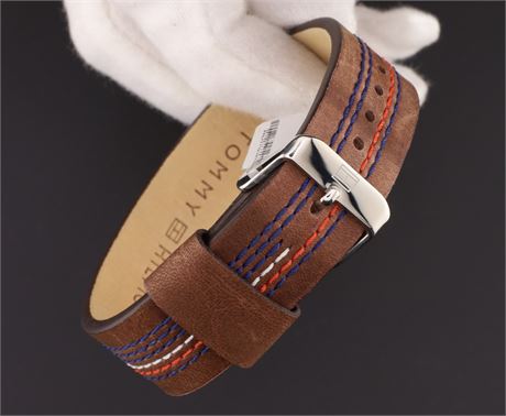 Lederarmband, Edelstahl - ID: 1238-JWG