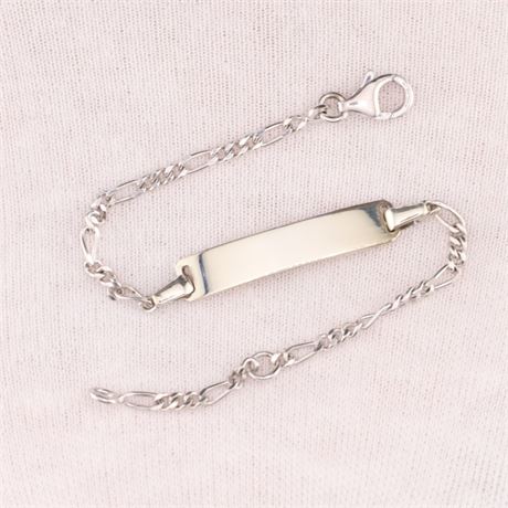 Kinderarmband Schild diverse, Silber 925 - ID: 3248-JWG