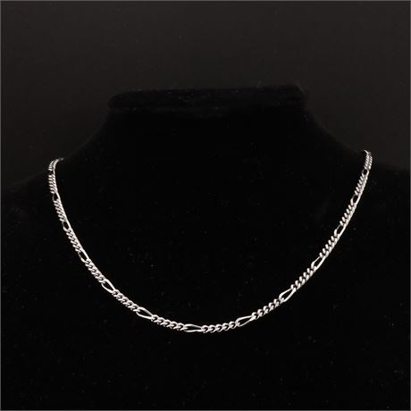 Figarokette 45cm, Silber 925 - ID: 3706-JWG