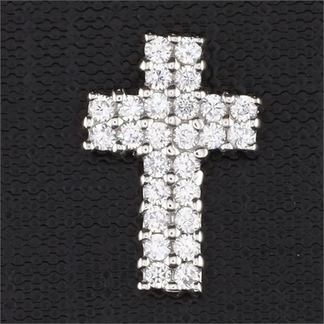 Anhänger Kreuz Zirkonia, Silber 925 - ID: 3269-JWG